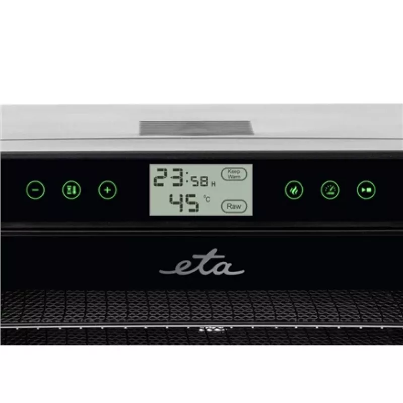 ETA | Dörrautomat | Vital Air II ETA230290000 | Leistung 650 W | Anzahl der Einschübe 10 | Temperaturregelung | Integrierter Timer | Schwarz
