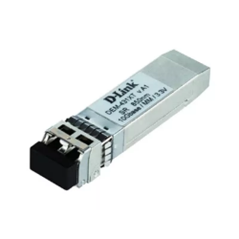 D-Link 10GBase-SR SFP+ Transceiver, 80/300m, Glasfaser, 10000 Mbit/s, SFP+, LC, 50/125, 62,5/125 µm, SR