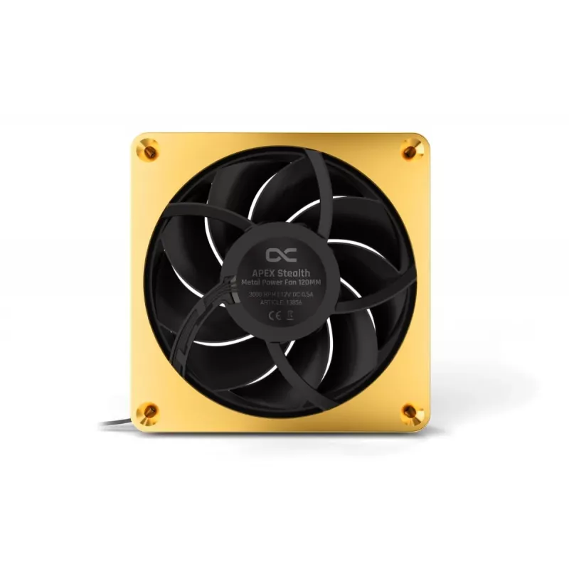 Alphacool LUAC-054 120mm Gehäuselüfter - Gold