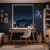 Dekorative Neonleuchte MANTA SNL90MT Style Neon Lights — Astronaut auf Rakete Motiv