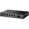 Netzwerk-Switch TP‑LINK SG2206MP L2 Gigabit Ethernet PoE 5‑Port (5x Gigabit, 1x SFP, PoE+ 4 Ports, 63W Budget)