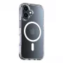 Schutzhülle Torras Diamond‑Mag Series für iPhone 16 Plus, transparent, magnetische Befestigung