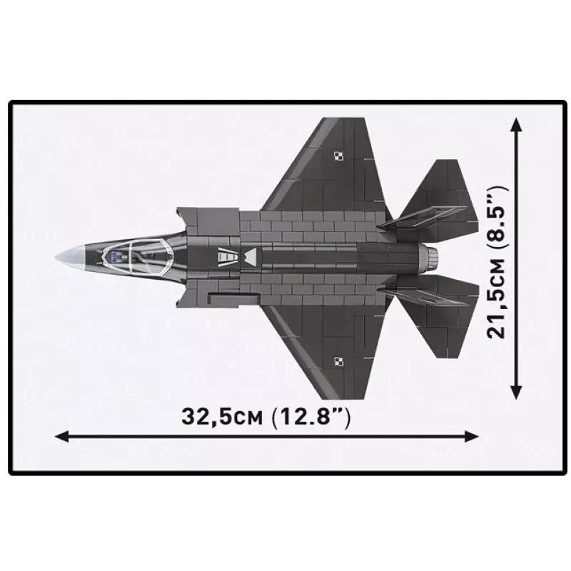 Konstruktionsset Cobi F-35A Lightning II — 605 Teile, Maßstabsmodell