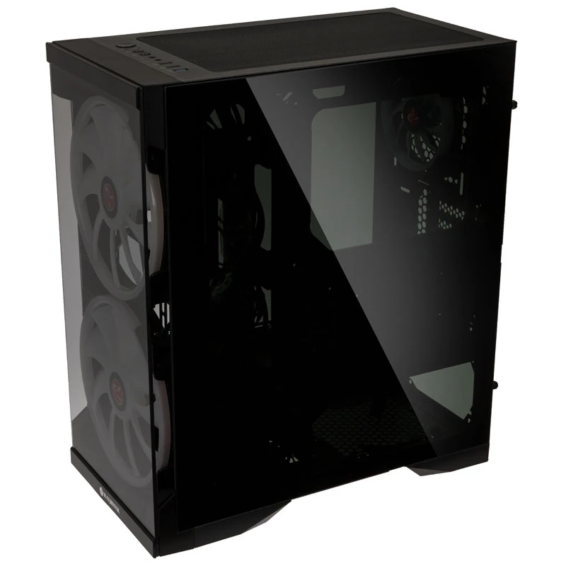 SILENOS PRO schwarze Version mit ARGB-Lüfter und gehärtetem Glas
