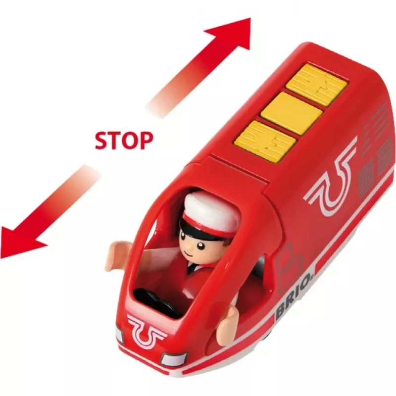 World Roter Akku-Reisezug, Spielfahrzeug rot