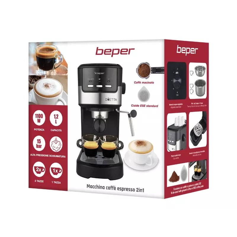 Kaffeemaschine Beper 1,25L P101CAF100