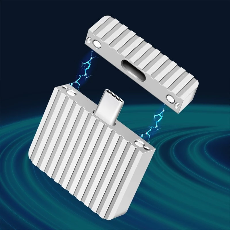 Sehr kleines USB3.2 Gen2x1 SSD-Gehäuse USB-C NVM
