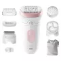 Braun Silk-epil 7 SE7-060 Epilierer, 40 Pinzetten, pink/weiß