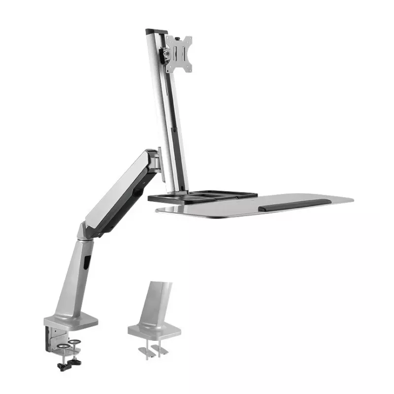 Monitorhalterung LogiLink BP0040 81,3 cm (32 Zoll) Tisch Aluminium