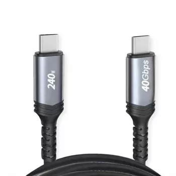 USB-Kabel VALUE 11.99.9088 USB4 Gen 3x2 0,5 m USB C Schwarz