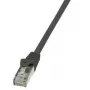 Logilink - Patchkabel - RJ-45 (M) - RJ-45 (M) - 10 m - foliengeschirmt, ungeschirmtes Twisted-Pair (F/UTP) - CAT 5e - schwarz (CP1093S)