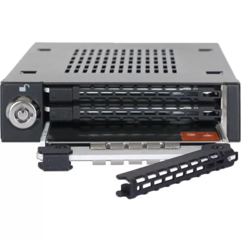 ICY DOCK - ToughArmor - MB993SK-B - 3x 2,5 SATA HDD & SSD in 1x 3.5 Einbauschacht Vollmetall-Wechselrahmen mit Sicherheitsschloss