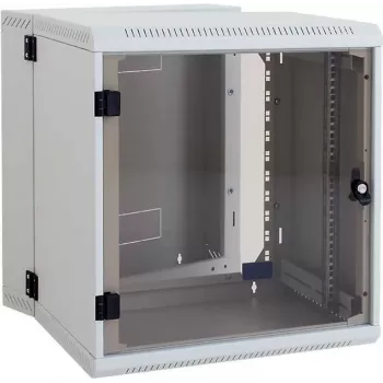 Wandmontierbarer 18HE 19-Zoll Server-/Netzwerkschrank Triton RBA-09-AD6-CAX, abschließbar, Belüftungsvorkehrung