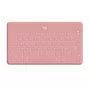 Logitech Keys-To-Go - Tastatur - Bluetooth - QWERTY - Spanisch - Blush Pink - für Apple iPad/iPhone/TV