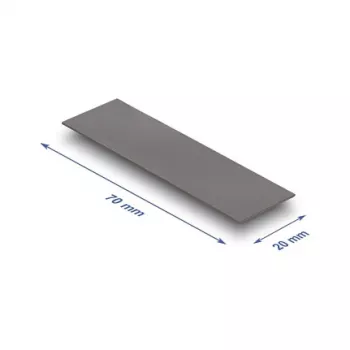 Wärmeleitpad DeLOCK 18473 3 W/m·K Grau 20x70x0.75 mm