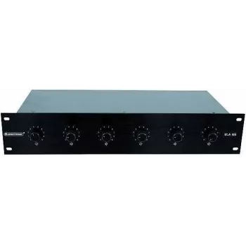 Lautstärkeregler Omnitronic ELA 6S Schwarz – Desktop-Audio-Pegelregelung, 6-stufige Dämpfung