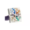 Keystone-Modul Alantec MB005-1 Flach Edelstahl RJ-45, Buchse, Cat6a, AWG 22/24