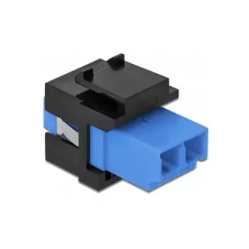 Keystone-Modul LC Duplex female zu LC Duplex female DeLOCK
