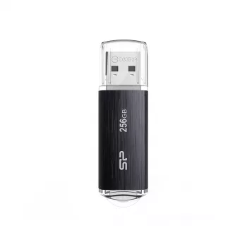 SILICON POWER Blaze B02 Pendrive USB-Flash-Laufwerk 256 GB USB Typ-A 3.2 Gen 1 (SP256GBUF3B02V1K) Schwarz