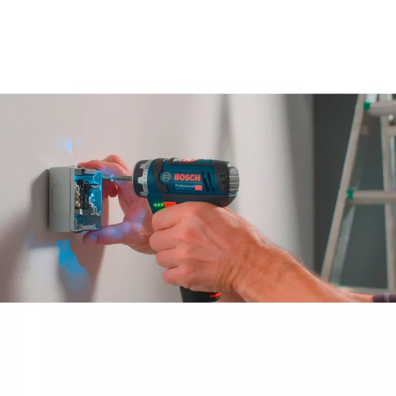Bosch GSR 12V-15 FC Professional Keyless 600 g Schwarz, Blau