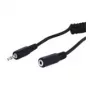 Wentronic Goobay 3,5mm-Klinken-Verlängerungskabel, Schwarz, 5 m - Klinkenstecker 3,5 mm (3-polig, Stereo) > Klinkenbuchse 3,5 mm (3-polig, Stereo) (50017)