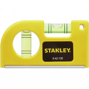 Stanley by Schwarz & Decker 0-42-130 Taschenwasserwaage 8,7 cm 2 mm/m