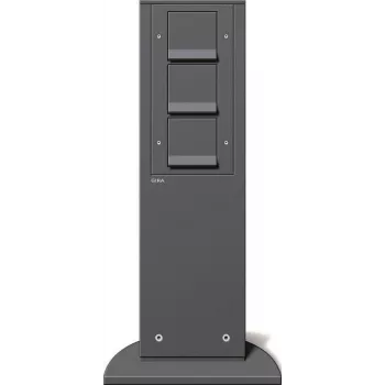 GIRA Power Column 134128 491 mm 3 x SCHUKO KS Anthracite (134128)