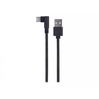 Kabel USB 2.0 auf USB-C abgewinkelt / CC-USB2-AMCML-0,2M GEMBIRD