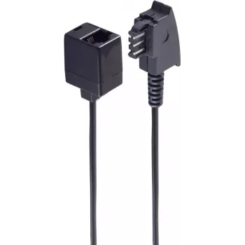 Telefonkabel ShiverPeaks BS71035 0,2 m Schwarz