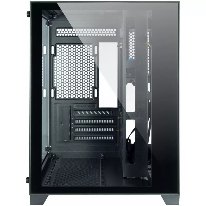 PC-Gehäuse Inter-Tech C-501 Aspect Midi Tower Schwarz
