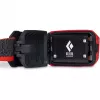 Schwarz Diamond Storm 450 Stirnlampe mit schwarzem, rotem Stirnband