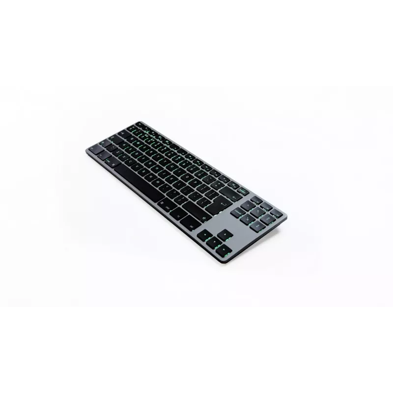 Tastatur Aluminium Mac Tenkeyless RGB Space Gray