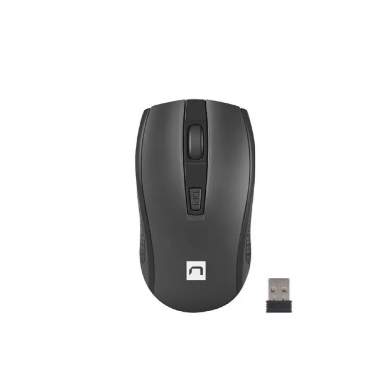 Kabelgebundenes USB-Tastatur- und Maus-Set NATEC SQUID — QWERTY US International, 105 Tasten, Schwarz, 1600 DPI Maus