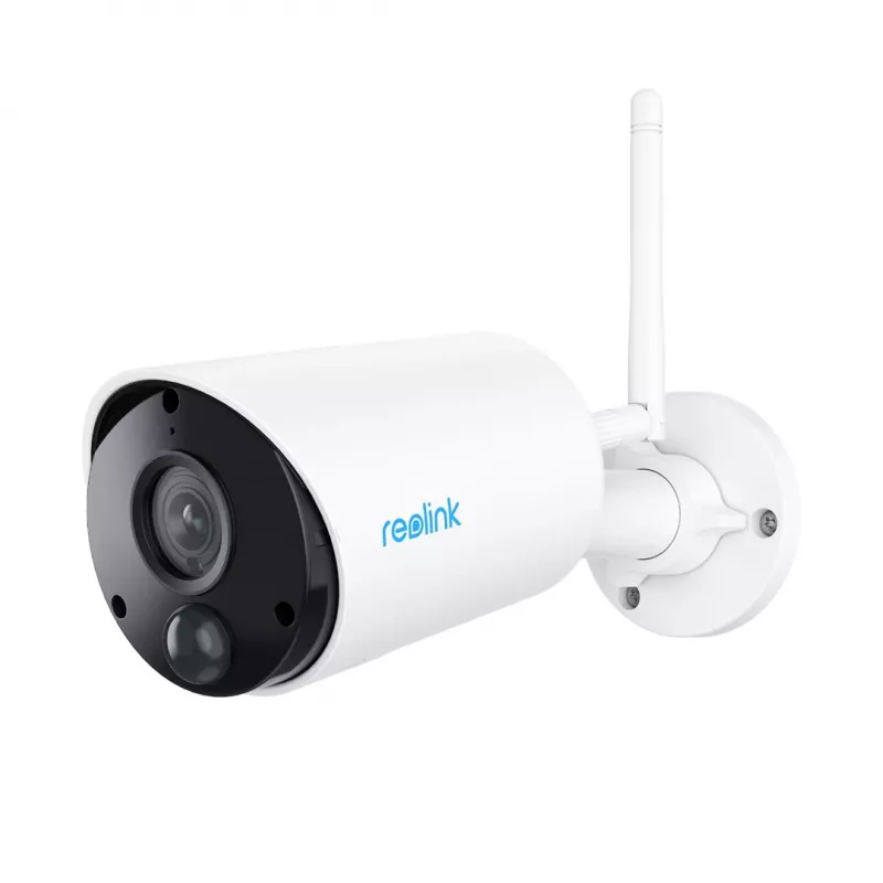 Reolink Argus Serie B320 - 3MP Outdoor Akku-betriebene Sicherheitskamera mit Personen-/Fahrzeugerkennung, Zwei-Wege-Audio