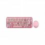 Perixx PERIDUO-713 Rosa DE kabellose Tastatur, Maus-Set Deutsch, QWERTZ Pink, rosa (11713)