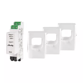 Wechselstrom-Energiekostenmesser Shelly Pro 3EM-400A 400 A 50-60 Hz