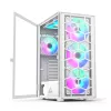 PC-Gehäuse Montech X3 GLASS Midi-Tower Weiß