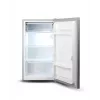 Goddess Kühlschrank | GODRSE085GS8SSE | Energieeffizienzklasse E | Standgerät | Kühlschrank ohne Gefrierfach | Höhe 85 cm | Kühlteil-Nutzinhalt 90 L | 39 dB | Silber