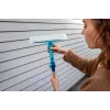 Fensterwischer Leifheit 51120 mit 28 cm Edelstahlblatt und türkisfarbenem Griff