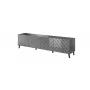 RTV-Schrank ABETO 200x42x52 Graphit/glänzend