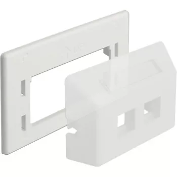 Keystone Adapterplatte, Montage (Weiß)