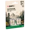 Flash-Speicher Emtec 64GB UHS-I U1 V10 Outdoor ECMSD64GXCU1ORP