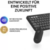 Logitech Pebble 2 Combo Wireless Keyboard Mouse QWERTZ Deutsch Graphit