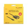 USB-C auf DVI Adapter DeLOCK 1m 85320