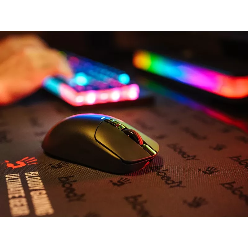 A4TECH BLOODY Maus R72 ULTRA WRLS 2.4G+USB Schwarz