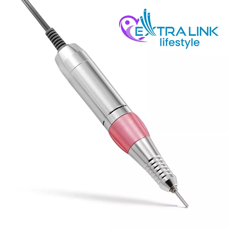 Elektrische Nagelfräse Extralink NAIL DRILL-202 65W Pink – professionelles Maniküre-/Pediküre-Werkzeug