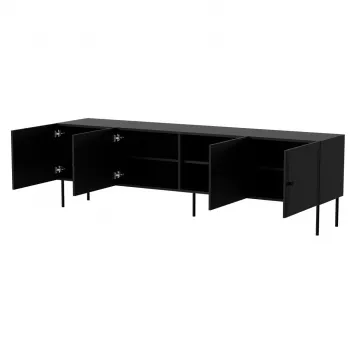 Cama 4D RTV-Schrank PALAZZO BIS 201x40x60 schwarz matt