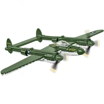COBI Lockheed P-38 Lightning. Produkttyp: Bausteine, Empfohlenes Mindestalter: 7 Jahr(e), Thema: Streitkräfte, Anzahl der Teile: 332 Stk.