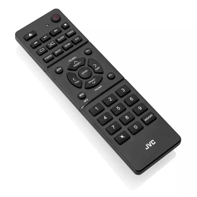 Standlautsprecher JVC RD-E874B Bluetooth 20W Schwarz Silber – Stand-Audiosystem