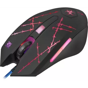 Defender Forced GM-020L Maus Gaming beidhändig USB Typ-A Optisch 3200 DPI